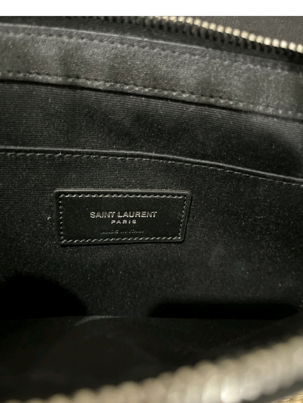 Saint Laurent Rive Gauche Raffia Pouch - Picture 9 of 11